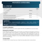 Informations nutritionnelles