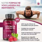 Rasberry ketone Pure en gélules fabriqué au Royaume-Uni